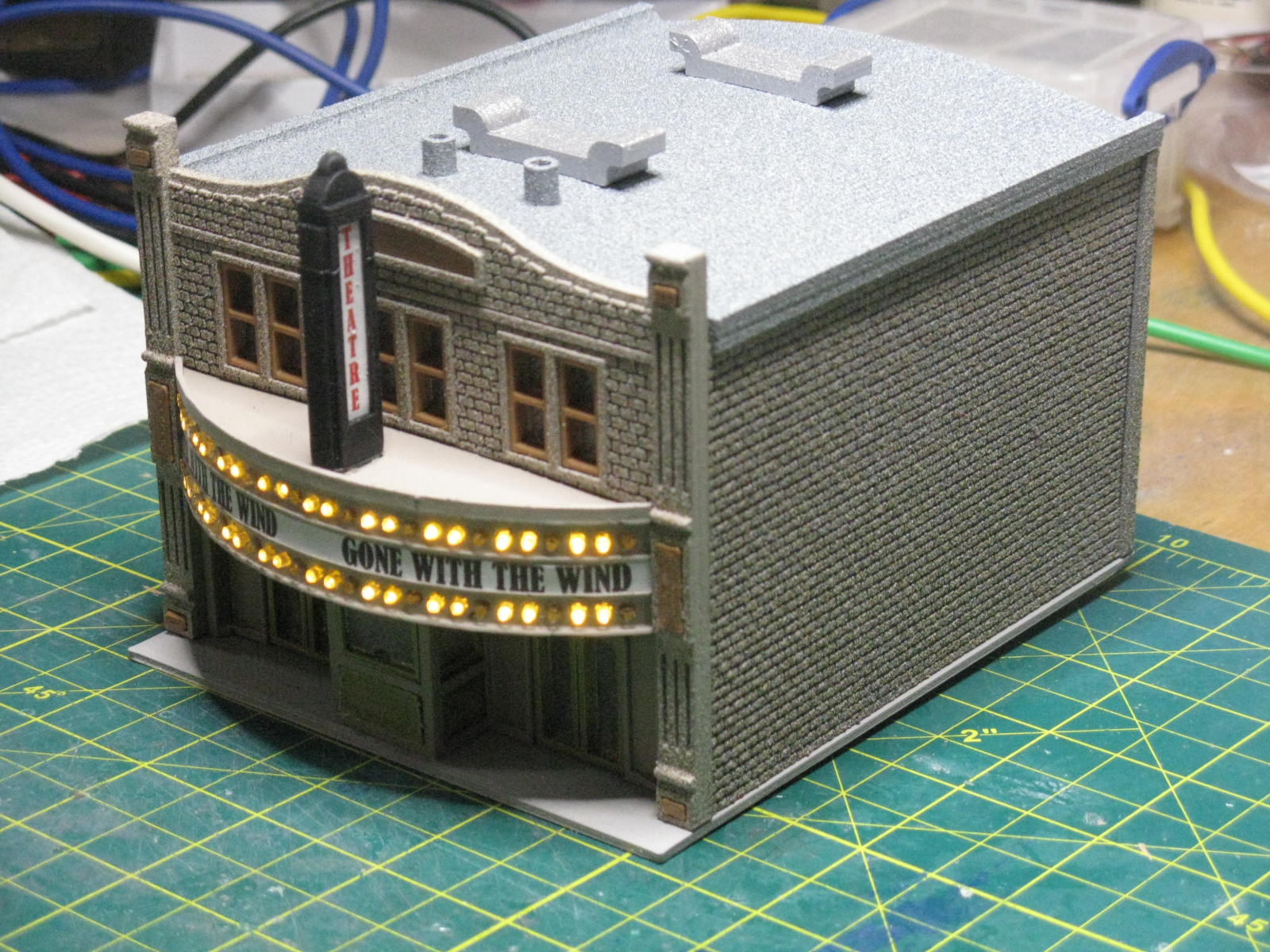 HO Scale Main Street Theater