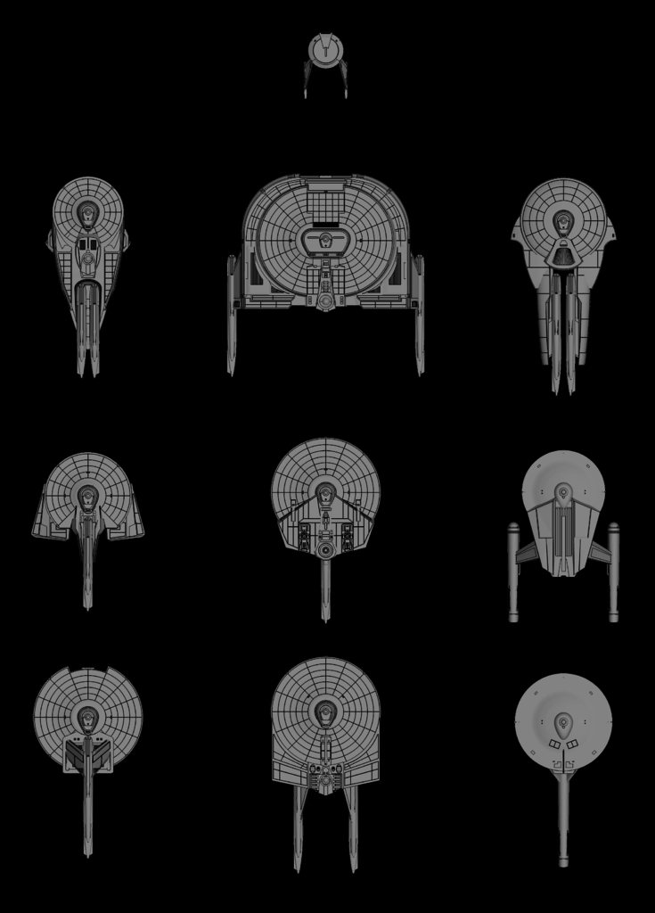 More FASA Federation ships: Star Trek starship parts kit expansion #13