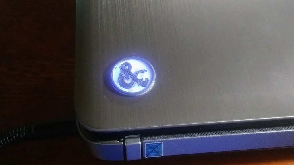 Dungeons & Dragons Laptop Logo Cover