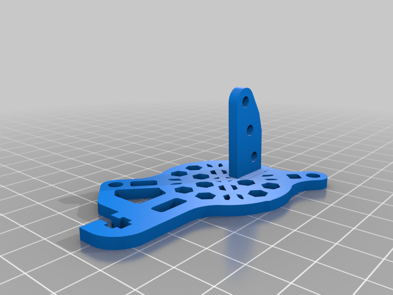 Support Bracket for Later Fan w/ BLTOUCH support for MAKERPARTS V2 ALL-METAL PRINTER