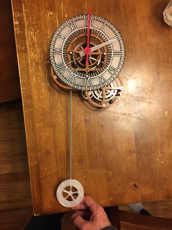 Pendulum Wall Clock Test v1