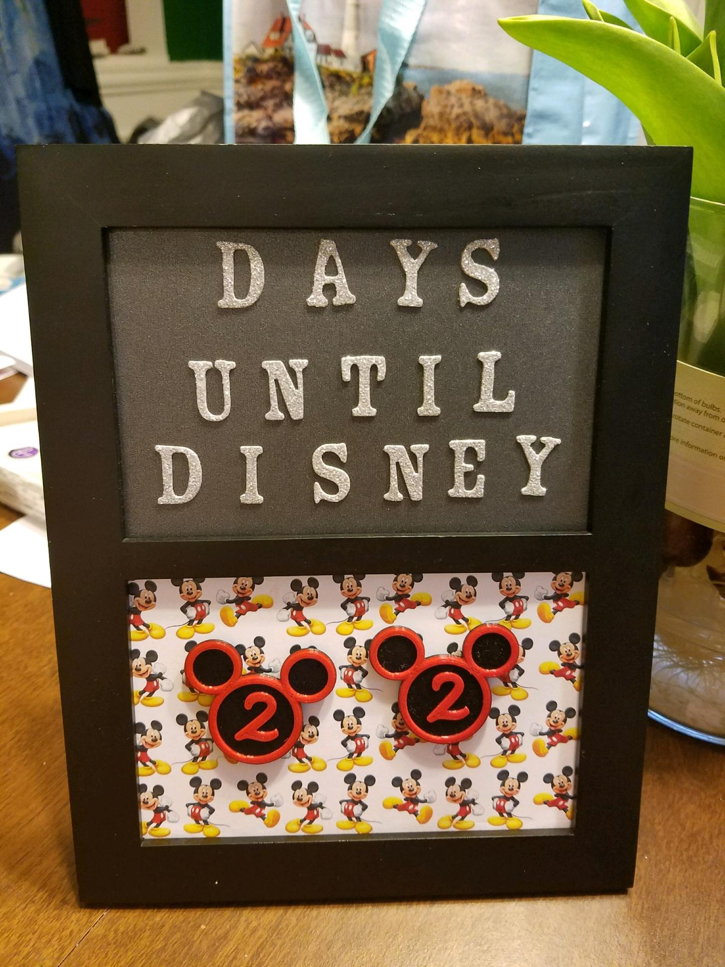 Disney Countdown Magnets