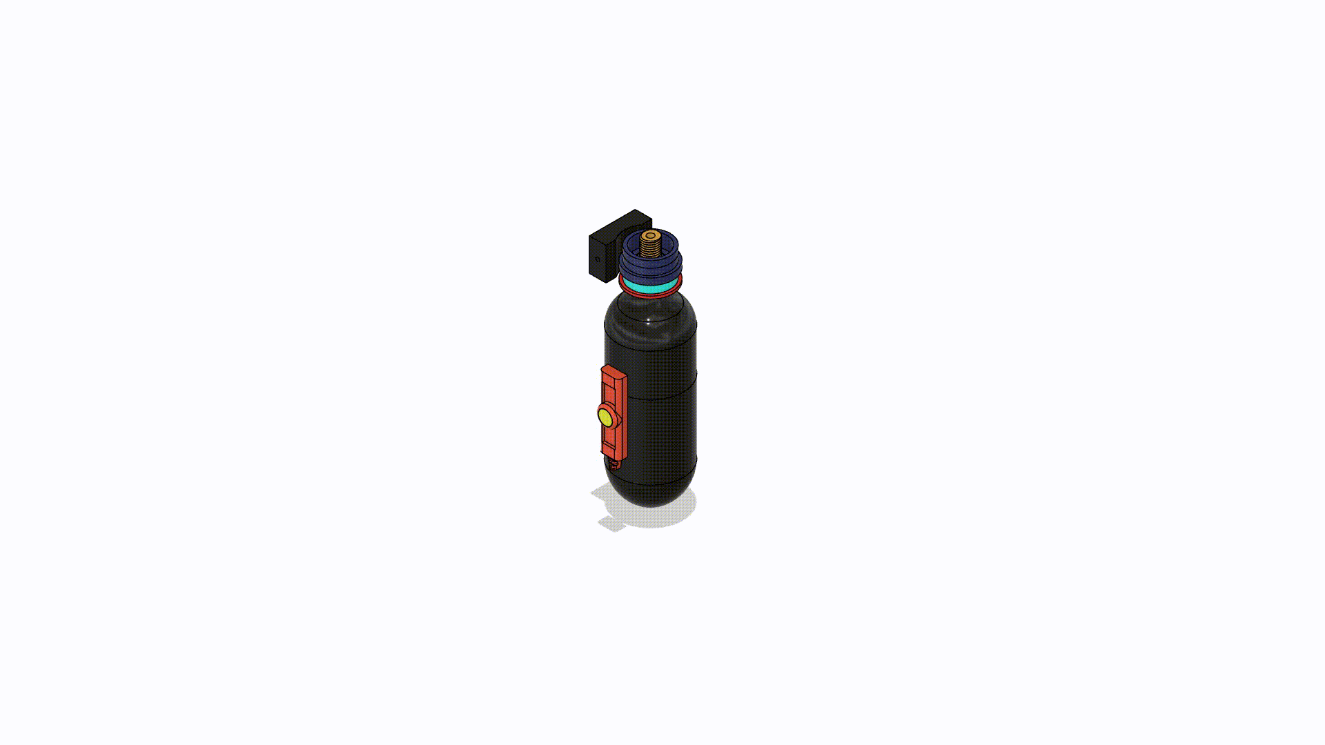 Miniatura 2 do modelo 3D Smoke's gas canister / Cosplay prop