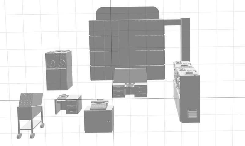 UNIVAC Mainframe Computer 3D model