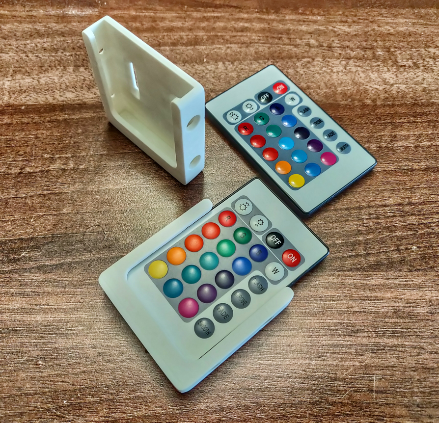 LED IR remote controller holder
