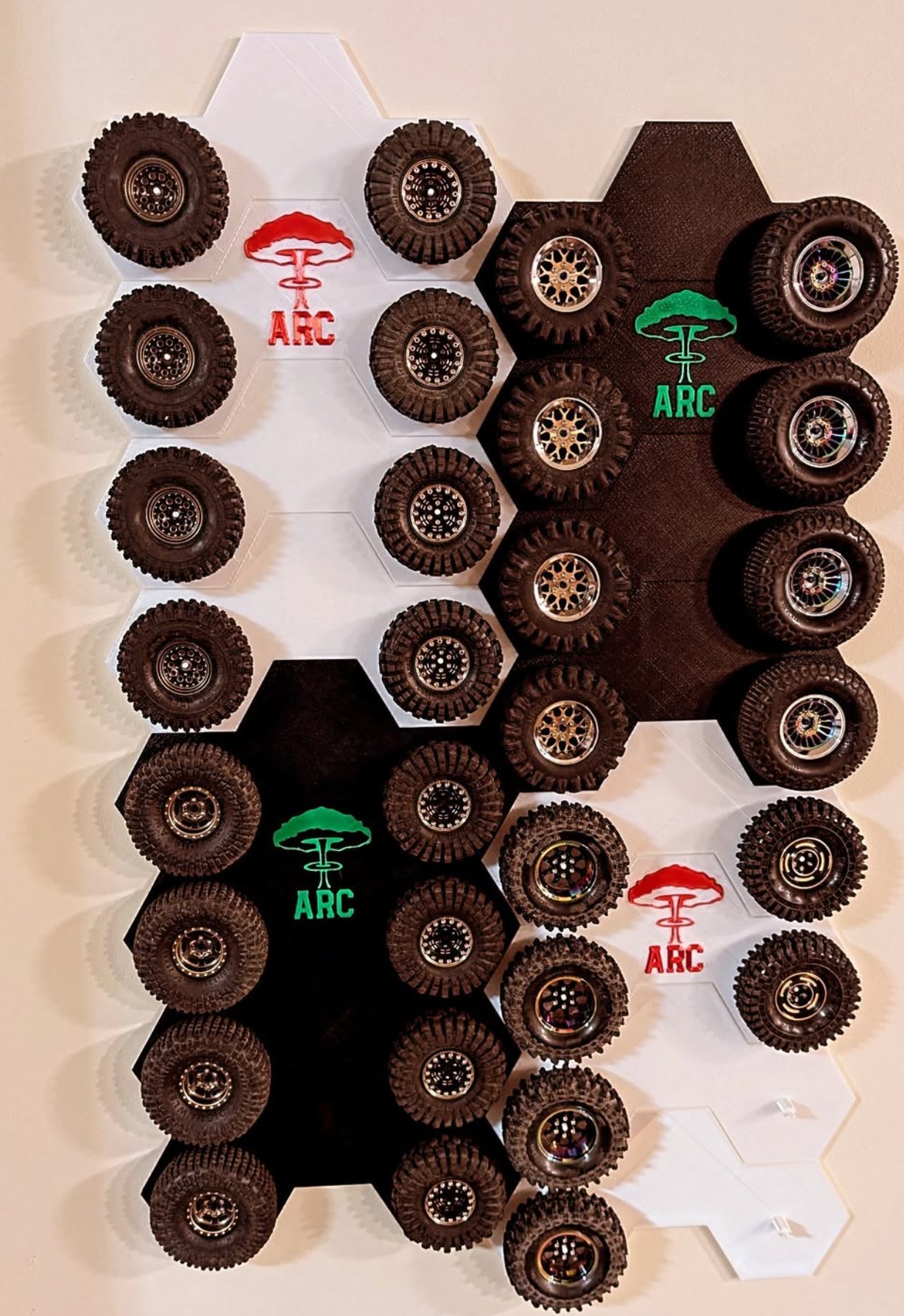 Stackable Wall Mount RC Tire Rack