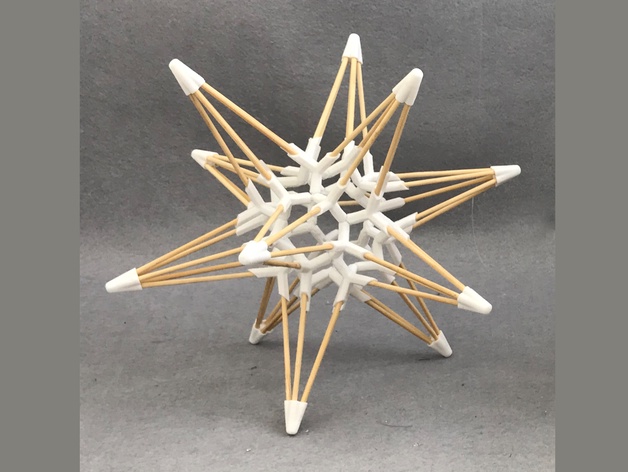 Polyhedra Star Ninth Stellation Of Icosahedron