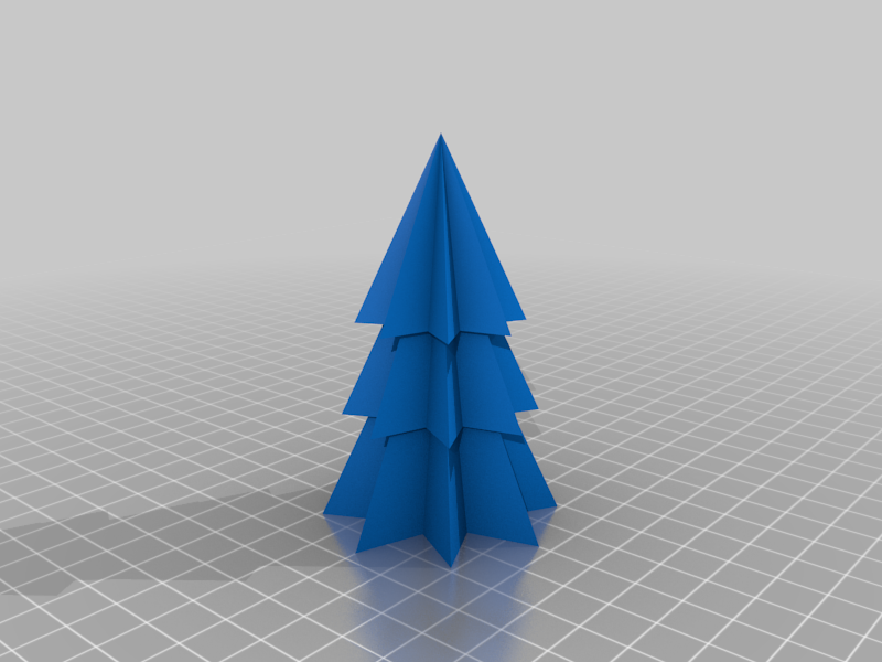 Basic Christmas Tree With Star Topper 