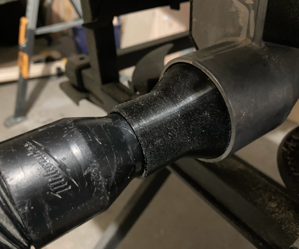 Milwaukee Vacuum 0880-20 to 1.5" / 2.5" Tool Adapter
