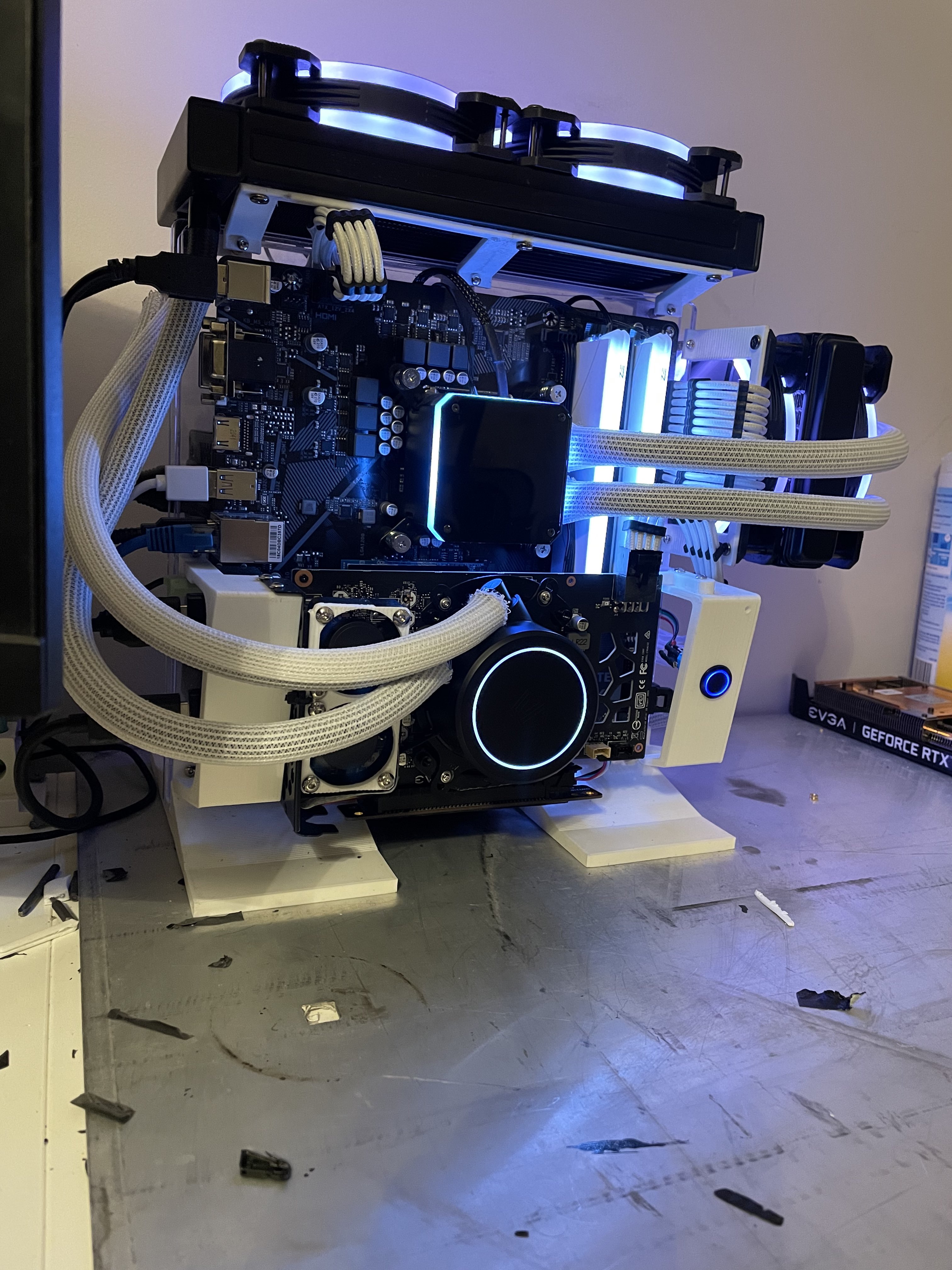 ATX open air pc case