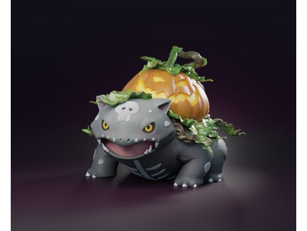 Venusaur Free 3D Printable Halloween Pokemon
