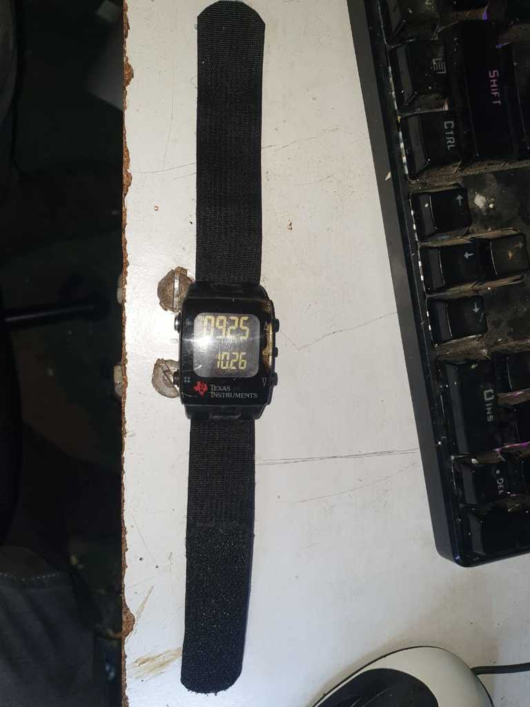 MSP430 Chronos Watch Minimal DIY strap