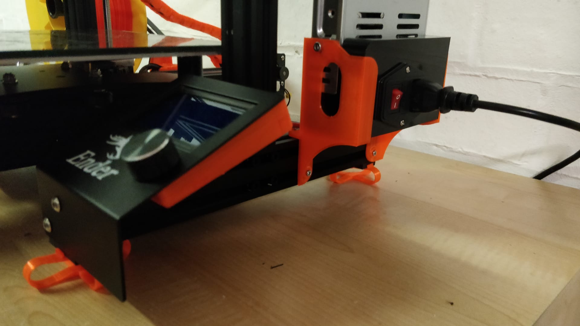 Ender 3 Pro PSU Offset Brackets (Remix)
