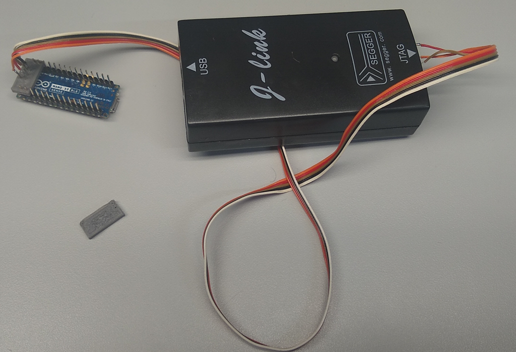 Arduino Nano 33 BLE - Debug Port Pin Fixture