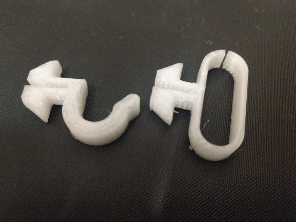 T-Slot Hooks And Cable Mounts (Designed for 40x40mm T-Slot) (OpenSCAD)