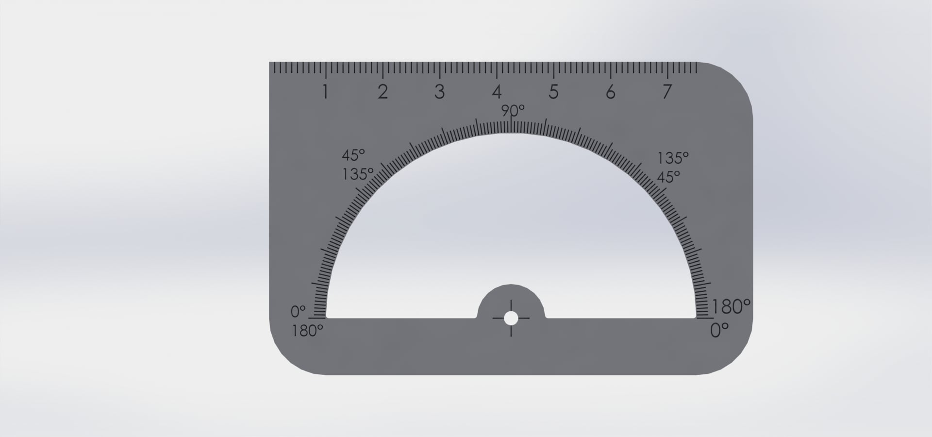 Credit card ruler