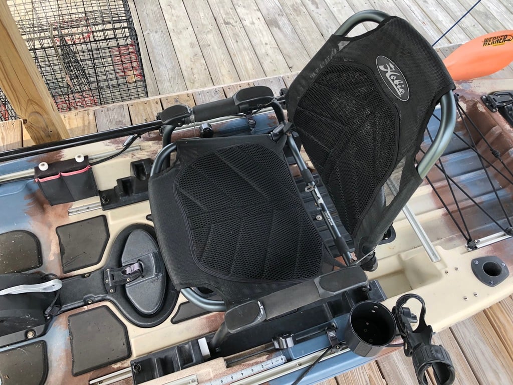 Seat Clip Mount for installing Hobie Vantage Seat in Jackson Coosa Kayak