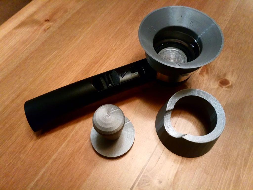 Delonghi EC 201 Coffee tamper, station and funnel