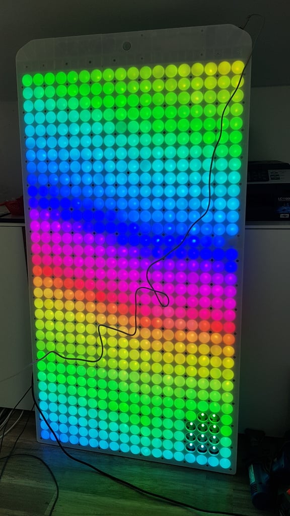 Modular LED PingPong Ball Video Wall