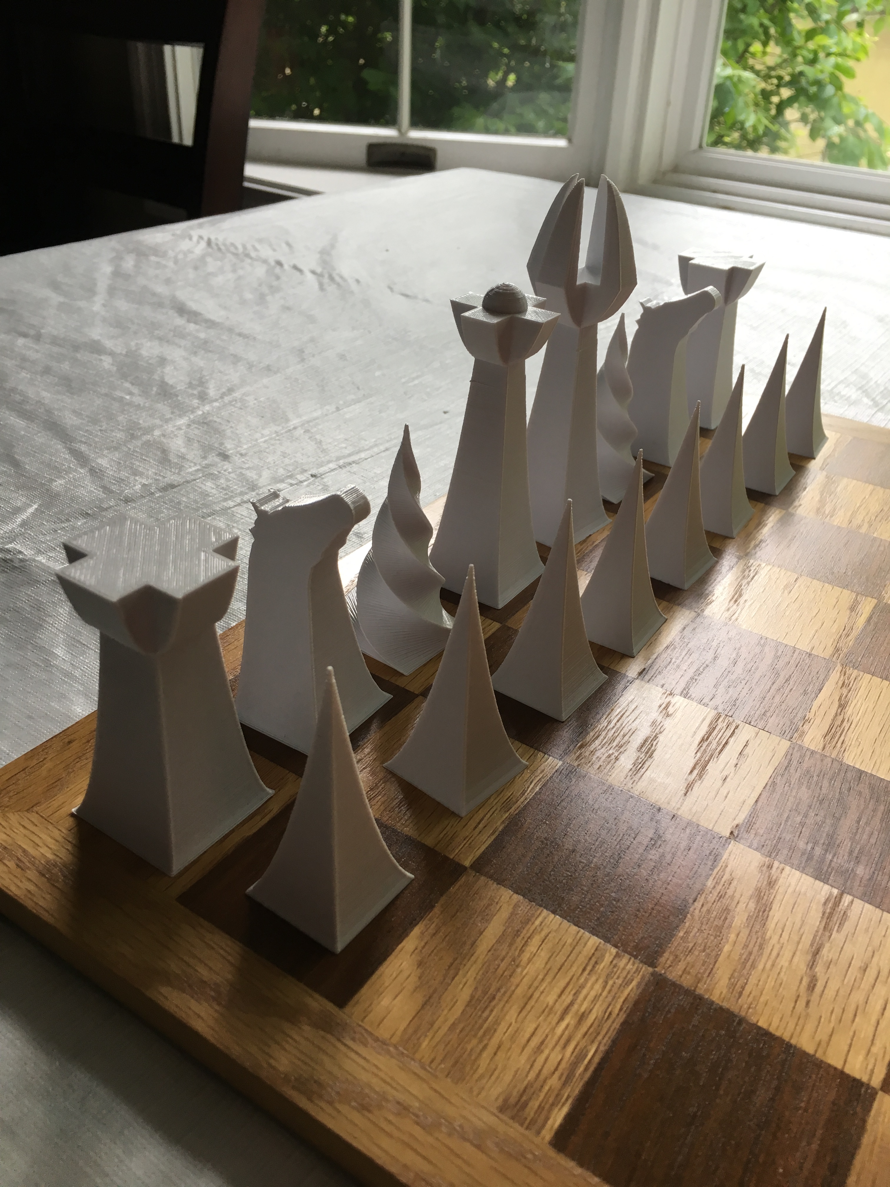 Parabolic Chess Set