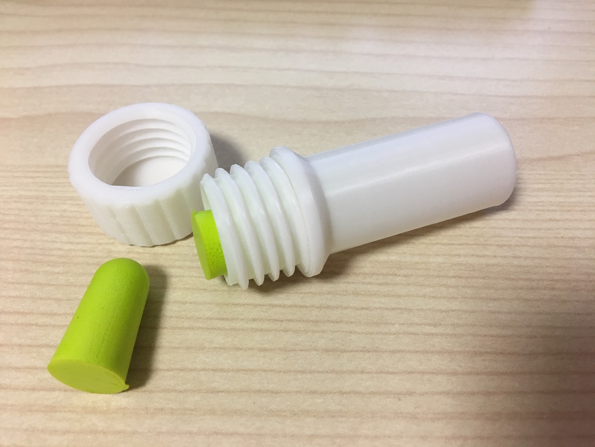 Earplug container