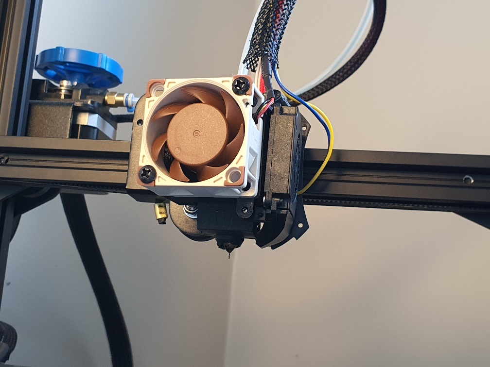 Ender 3 V2 - Hotend Noctua fan replacement duct (original part cooler blower)