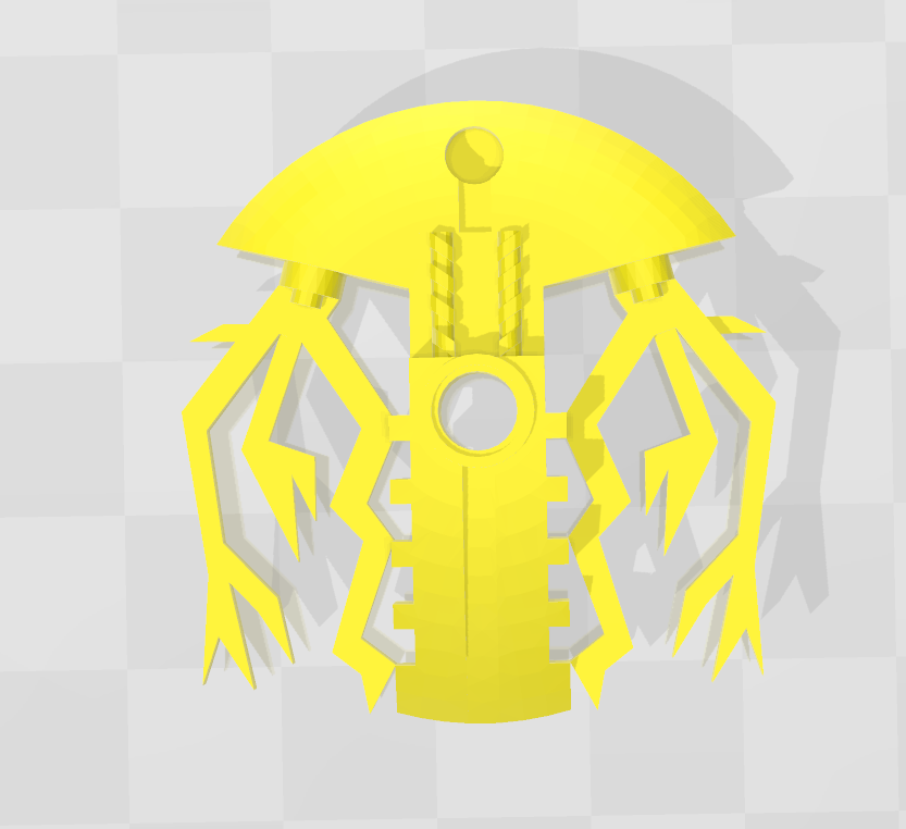 Bionicle Bohrok Shield of Electricity