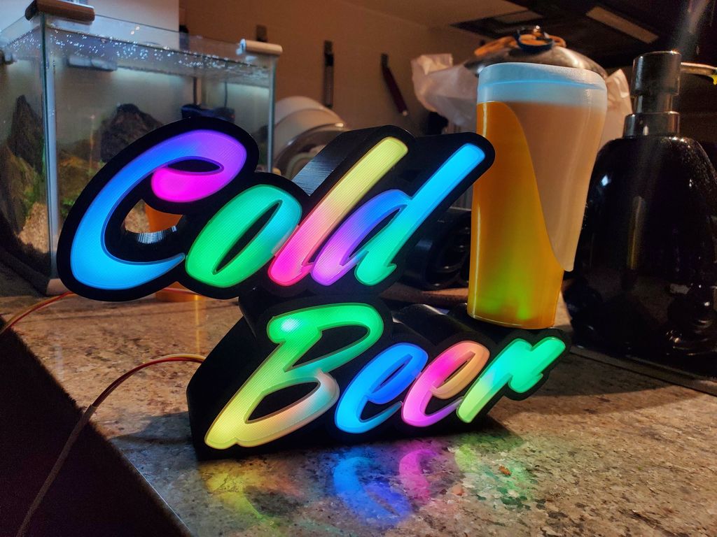 Cold Beer LED sign