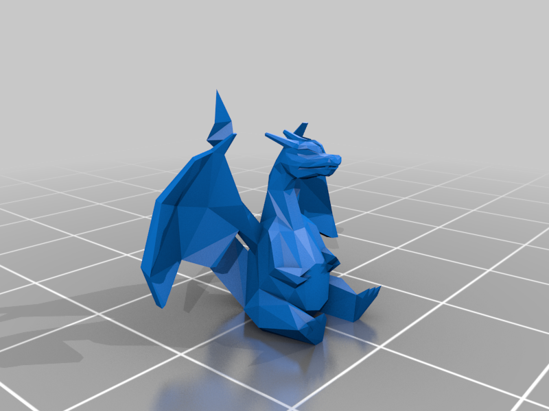 Charizard low poly remix