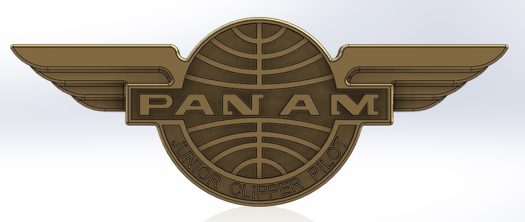 Pan Am Junior Clipper Pilot Pin