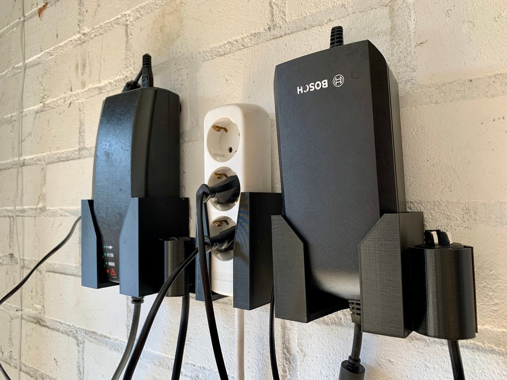 eBike chargers wall brackets