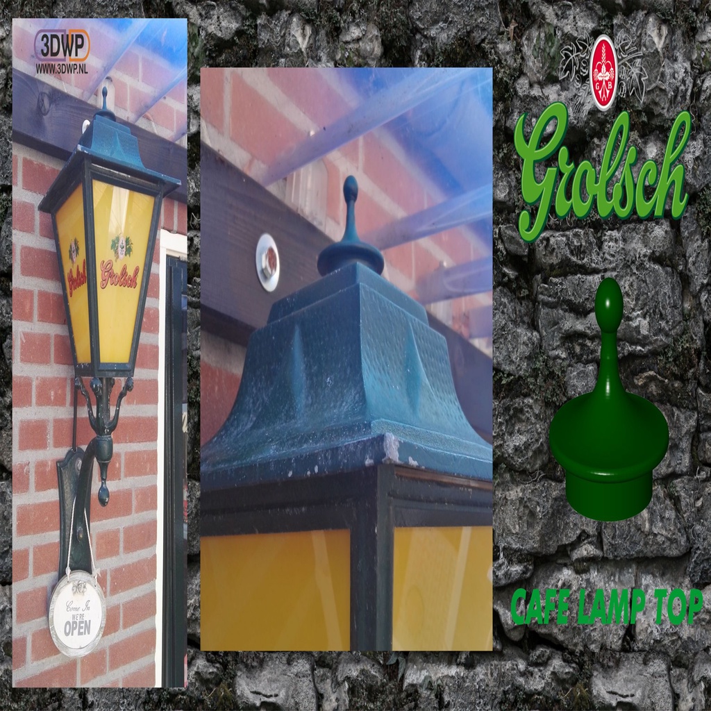 Grolsch Cafe Lamp Top