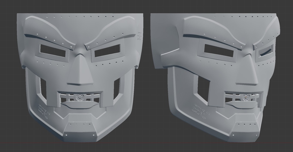 Dr. Doom faceshield mask