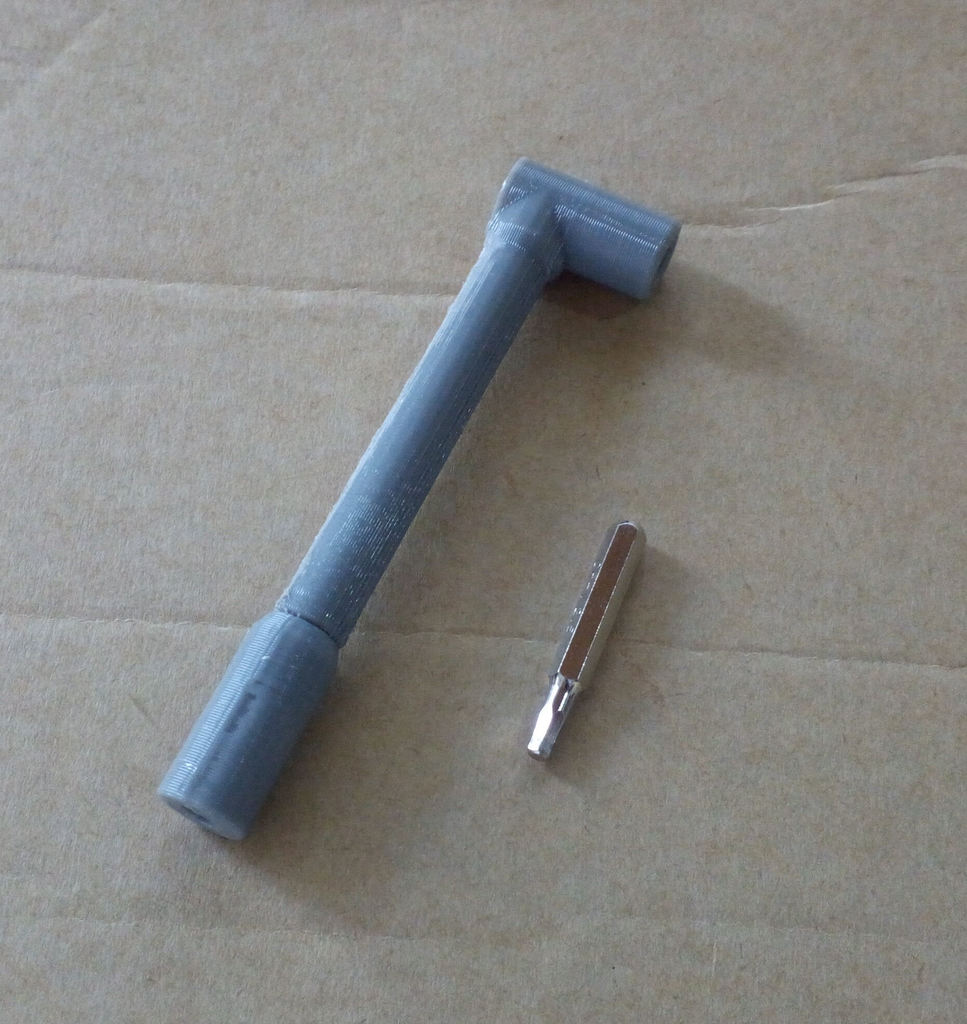 H4-Tool - L shaped 4 mm hex wrench