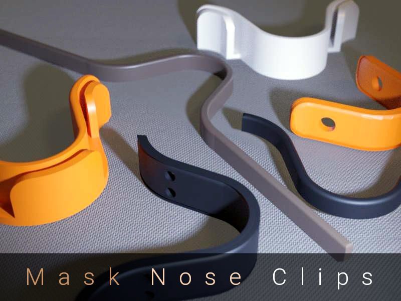 Nose Clips (for Face Masks) - Seven Varieties