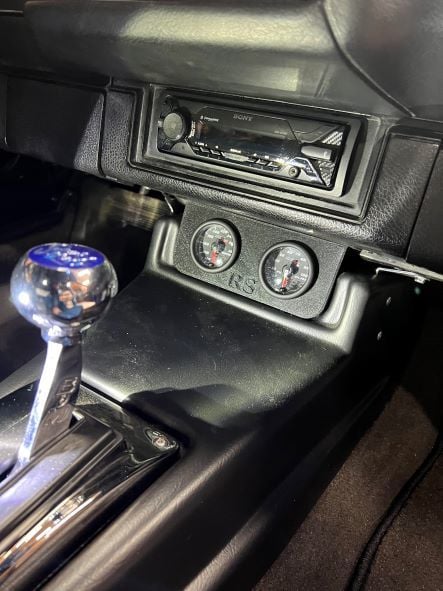 78-81 Camaro console gauge mount