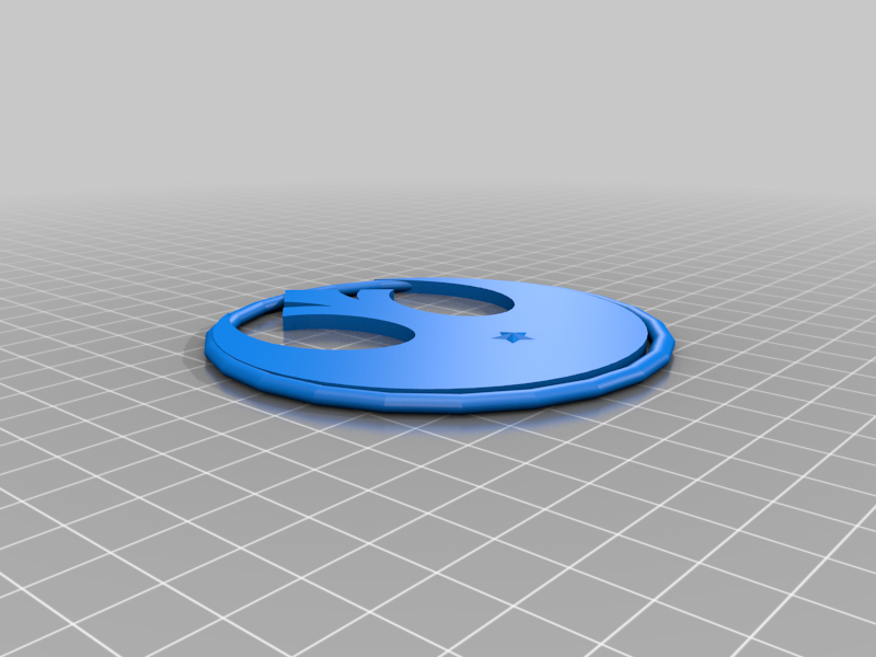 Final 3d design - Custom Star Wars coaster