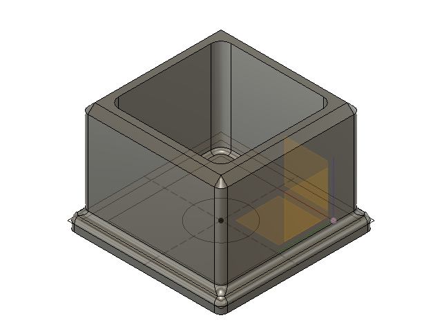 Square Table Leg Foot