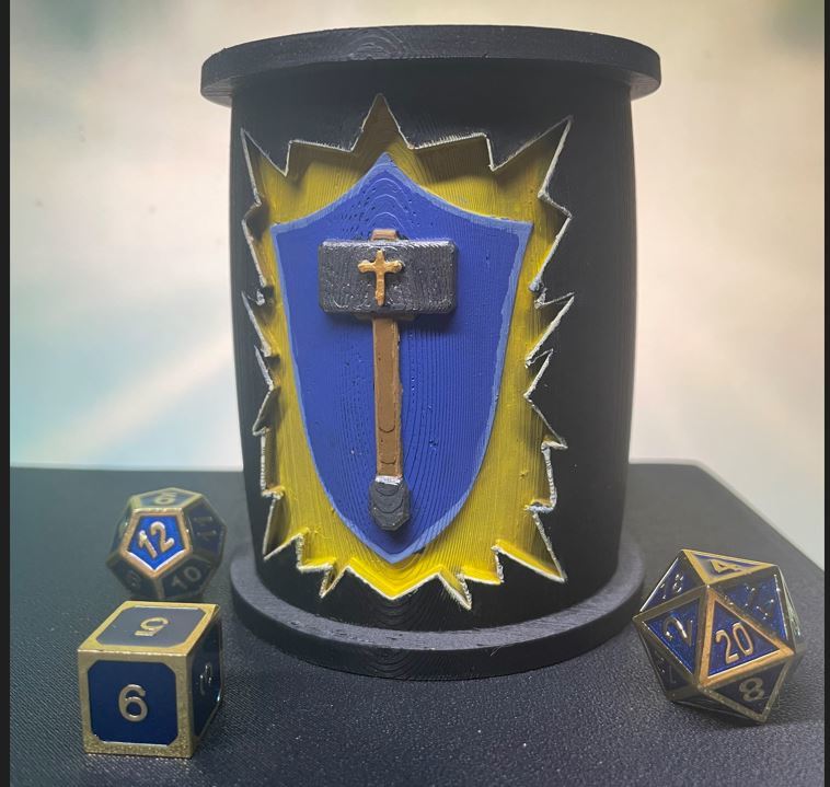 DnD Cleric Dice Cup