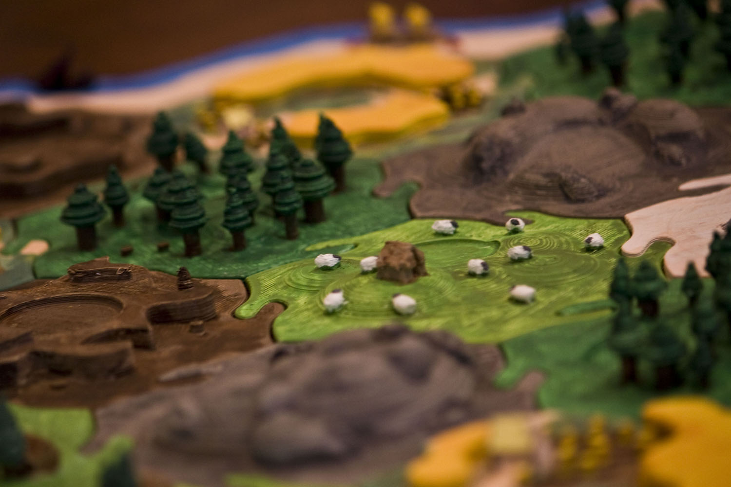 Catan Sheep Tiles - Warcraft Inspired