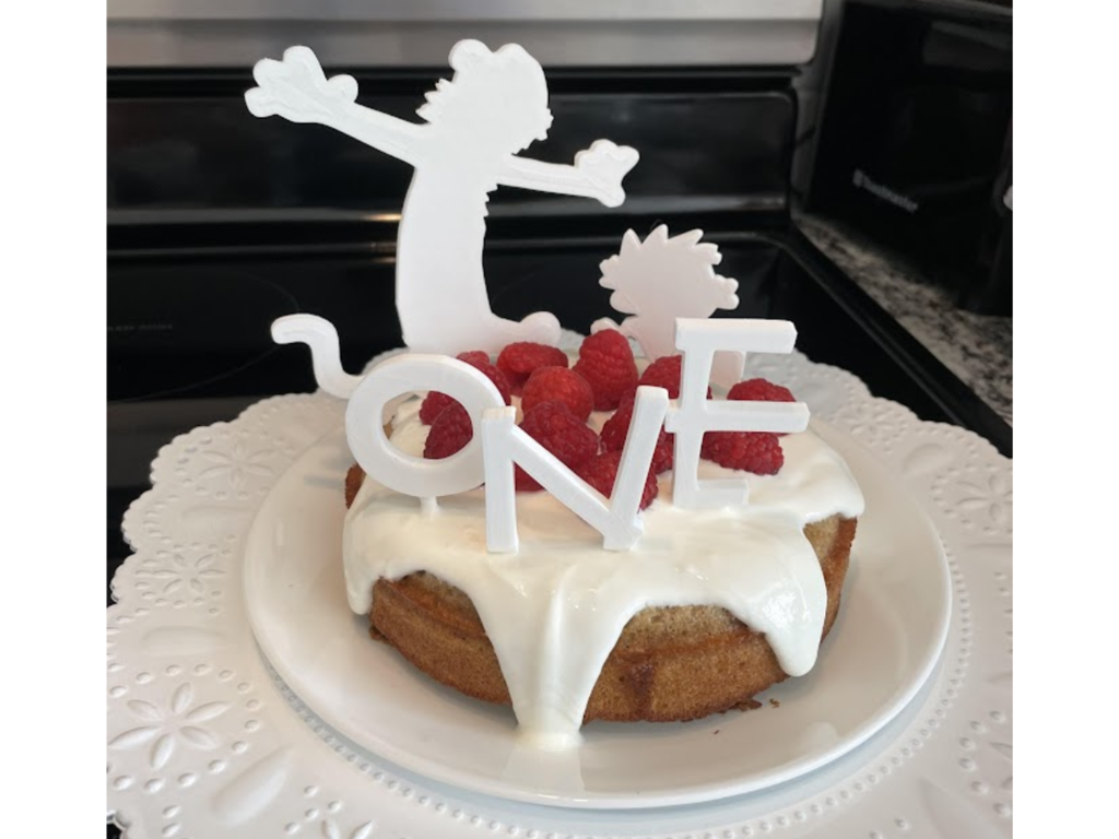 Calvin & Hobbes ONE Smash Cake Toppers