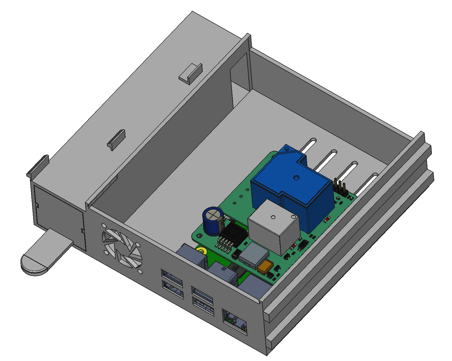 AIO Raspberry PI mount for Ender 3 V2