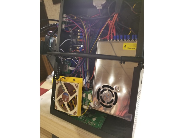 Noctua 92x14 Motherboard Fan Holder for Anycubic i3 S by grimrock Thingiverse