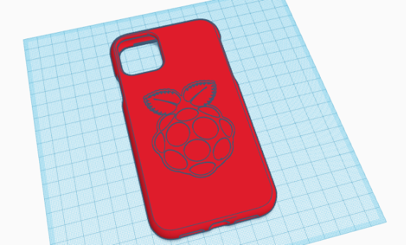 iphone 11 case with pi logo