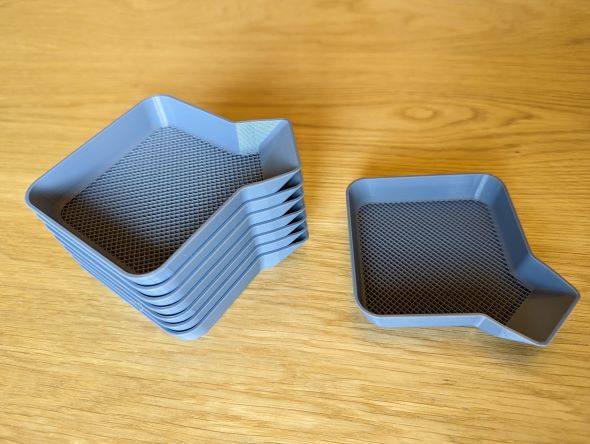 Stackable Game Bits Funnel Tray - Remix