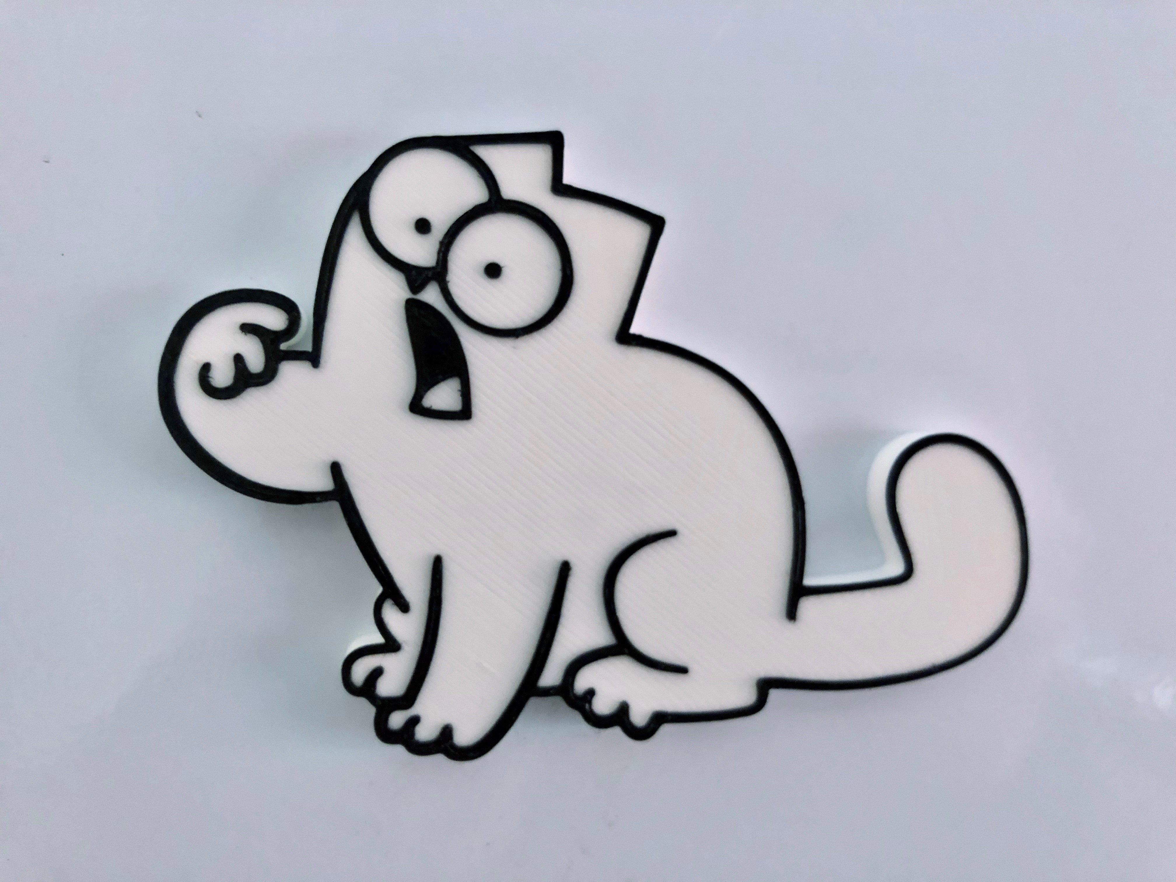 Simon's Cat fridge magnet