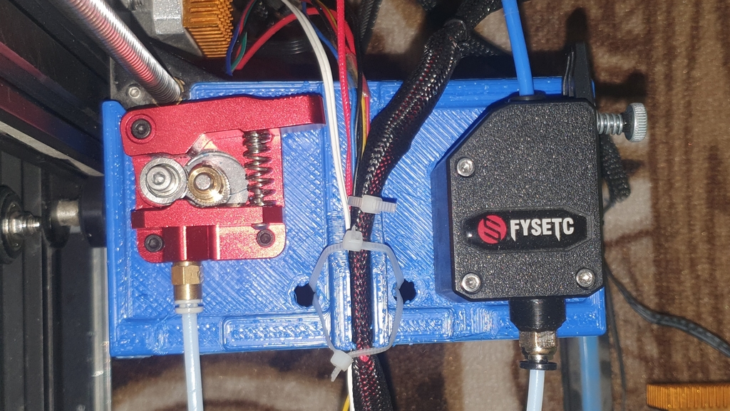 Dual extruder-updated bmg mount for CR-10