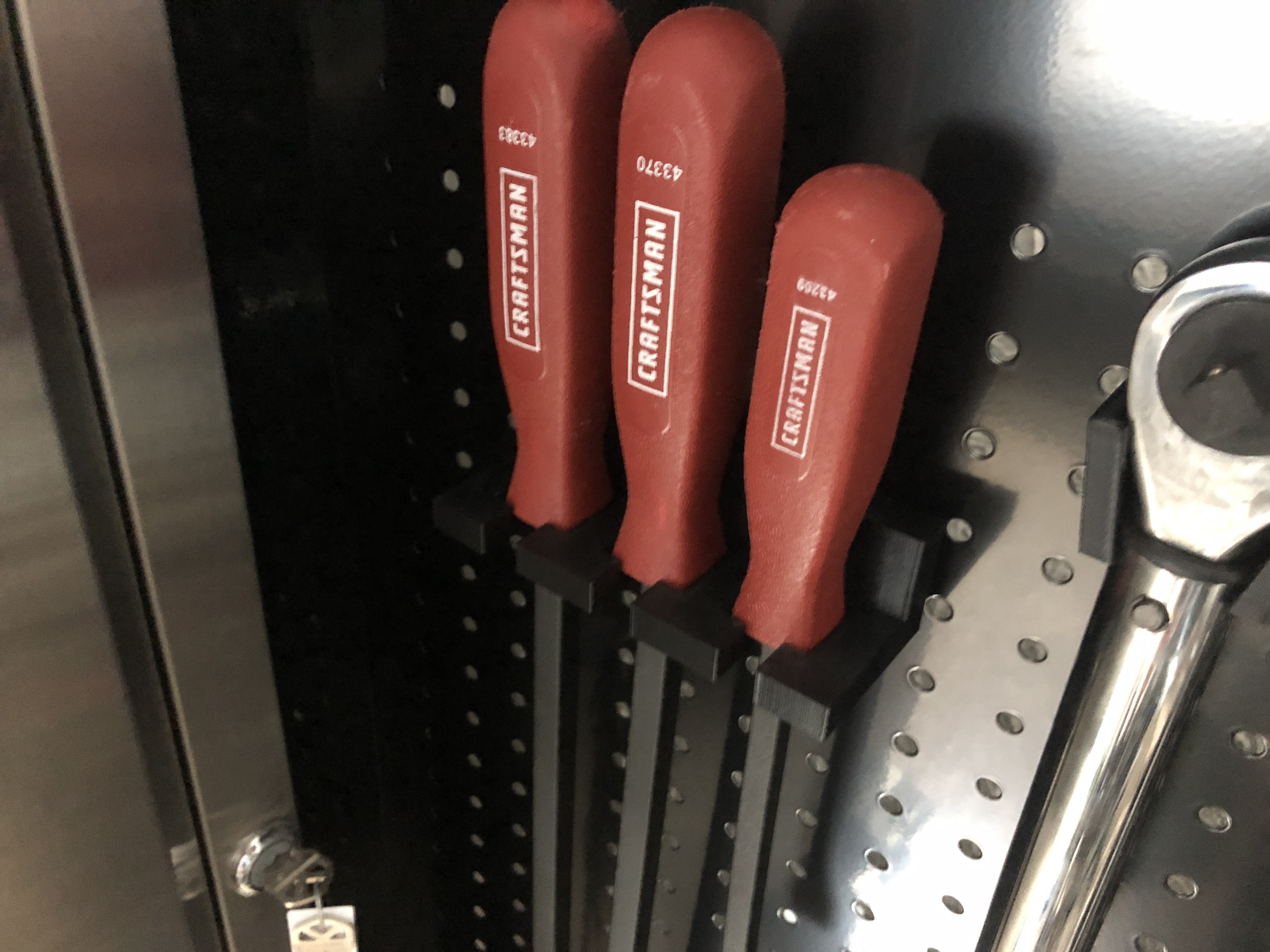 Craftsman Pry Bar Holder Peg Board Rack