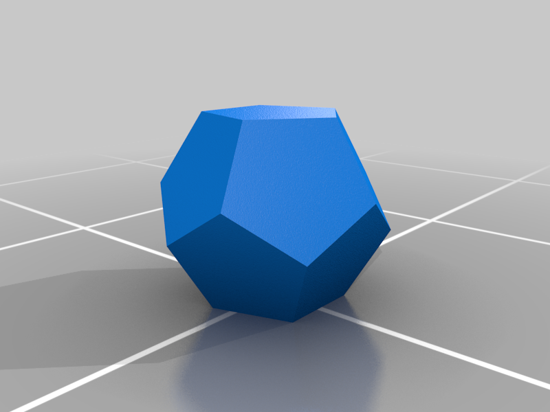Fins of a dodecahedron