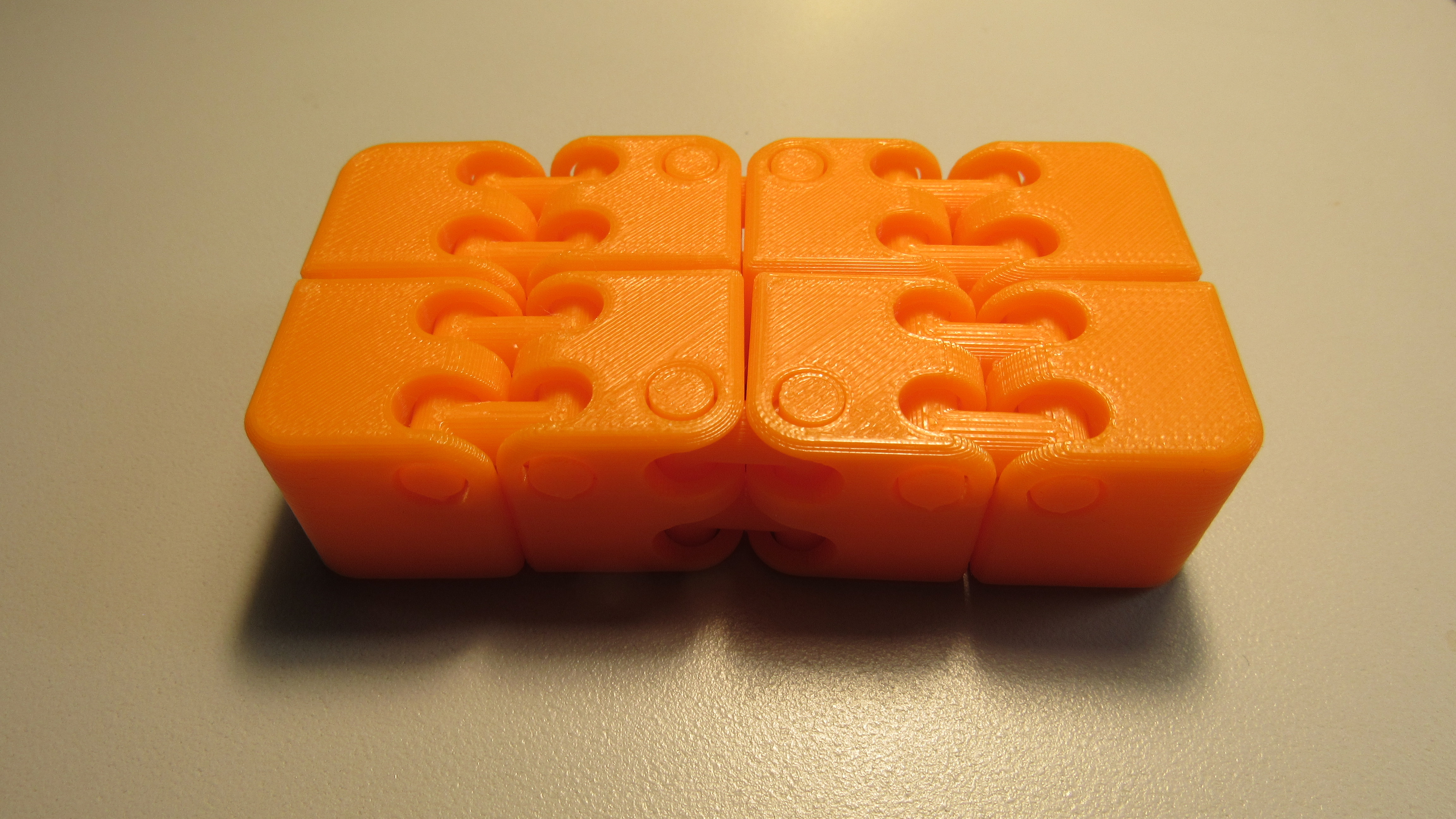 Kobayashi Fidget Cube - Fat Hinge - Flat Version - chamfered